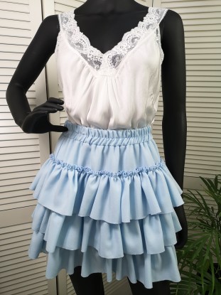 SPÓDNICZKA GABI BLUE KOD 046