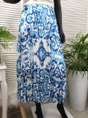 SPÓDNICA EWEL PLISOWANA BLUE 048