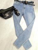 SPODNIE JEANSY SKINNY PUSH UP BLUE 032