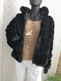 Kurtka/Futerko MILLA CZARNE 058