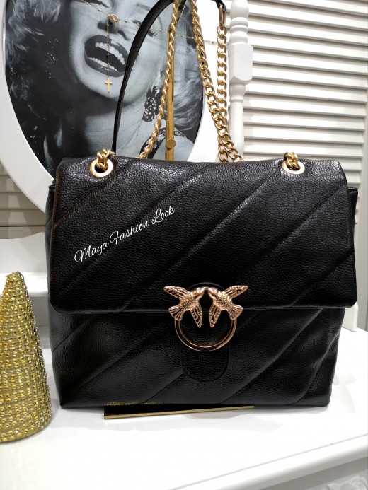 T018 TOREBKA JASKÓŁKI BLACK